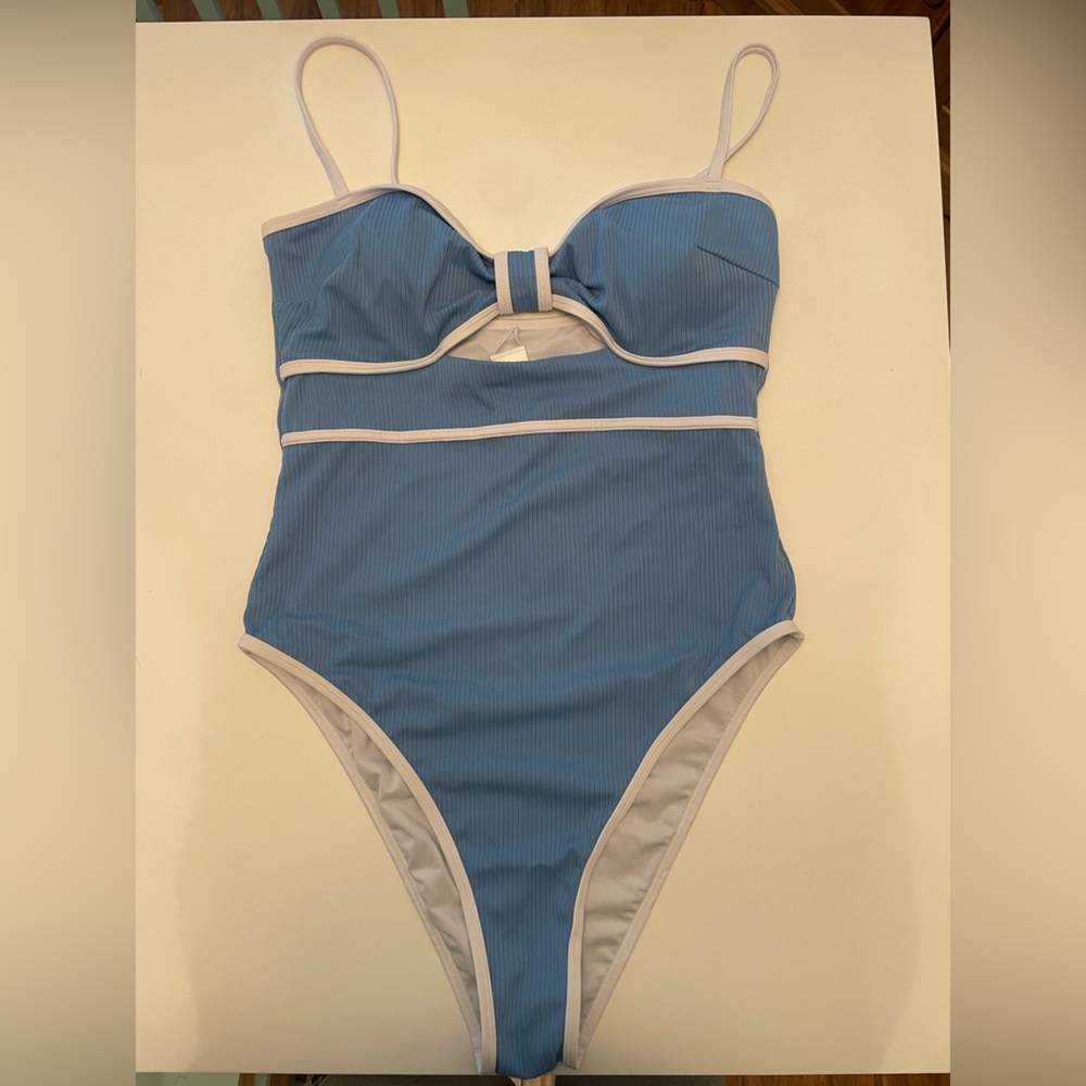 Cornflower Sea Blue One-Piece Swimsuit